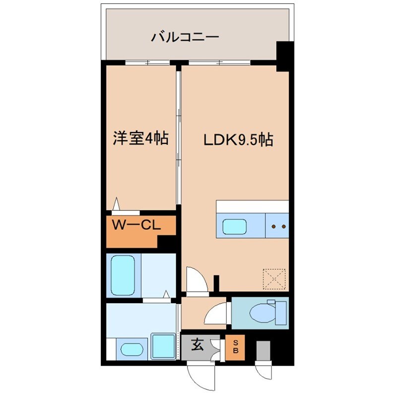 S-RESIDENCE東三国amanteの物件間取画像