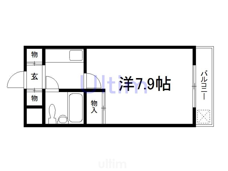 ビューハイツ堀池の物件間取画像