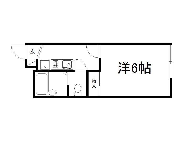 レオパレス鴨川の物件間取画像