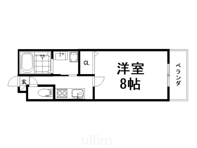 サクシード伏見駅南の物件間取画像