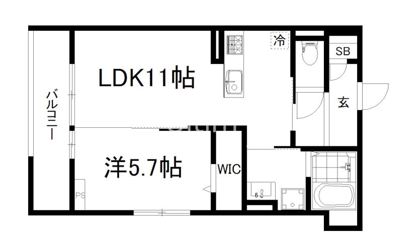 ヴォーグ丹波橋の物件間取画像