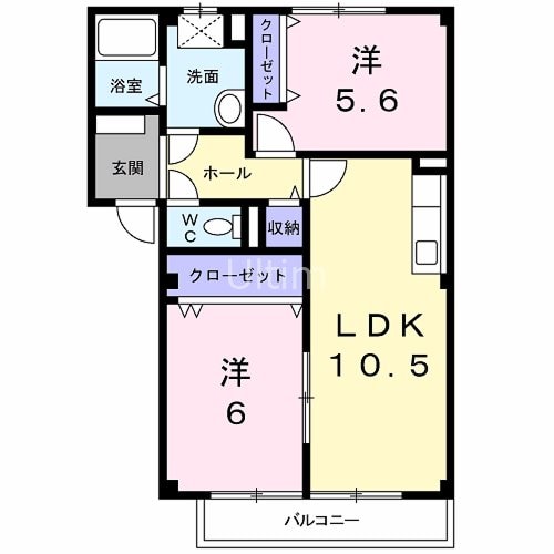 シャンメゾンの物件間取画像