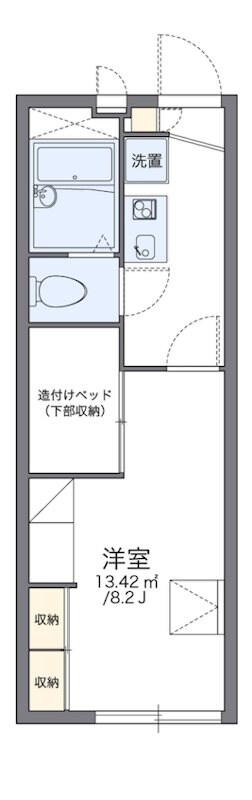 レオパレスアゼリアの物件間取画像