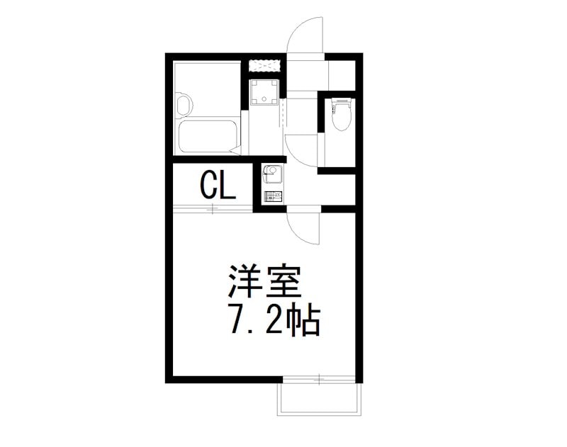 レオパレスKS蔭山の物件間取画像