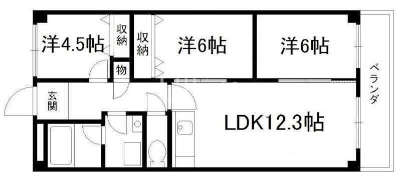 セブンマンションの物件間取画像