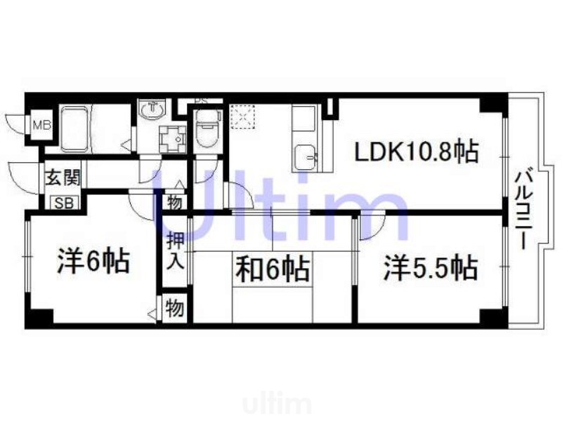 ラポート小林の物件間取画像