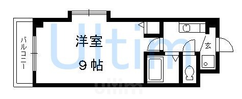 メゾンヤングの物件間取画像