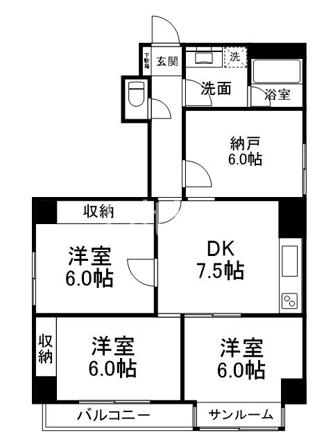 U residence京都三条の物件間取画像