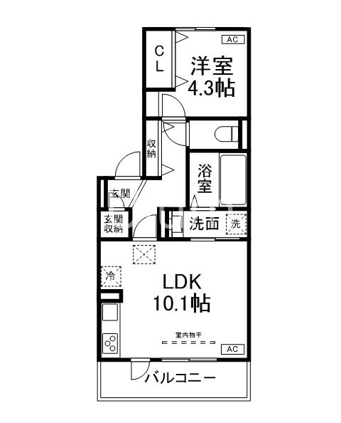 アドラブールの物件間取画像