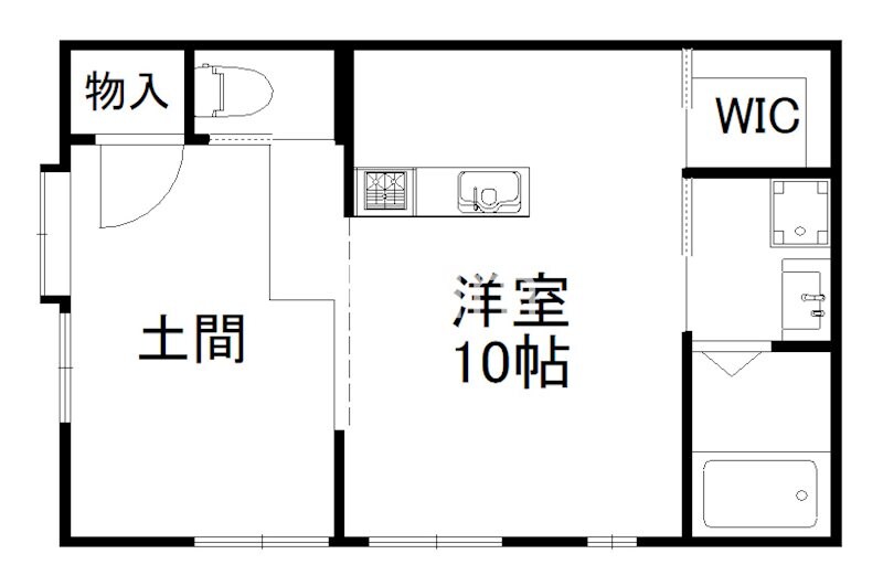 エルベコート東山七条の物件間取画像