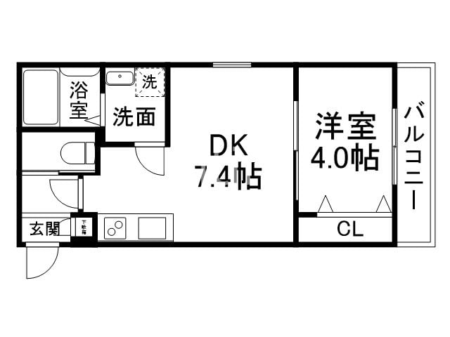 THE GARNET SUITE RESIDENCE京大前EASTの物件間取画像