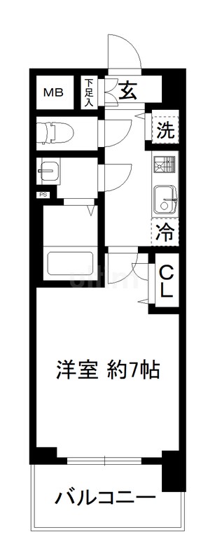 エスリード京都梅小路アヴェニテの物件間取画像