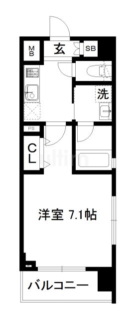 ベラジオ京都烏丸十条IIの物件間取画像