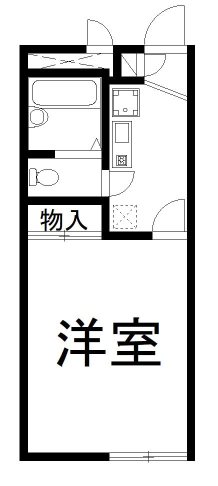 レオパレスセゾン京都駅北の物件間取画像