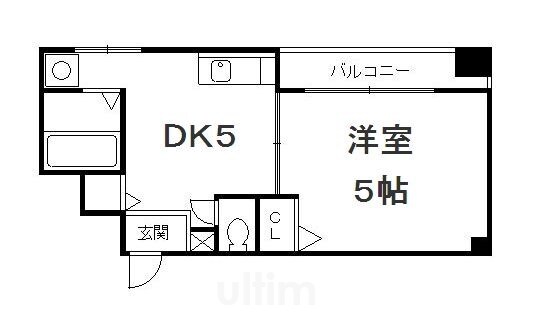 プロスペクト河原町五条の物件間取画像