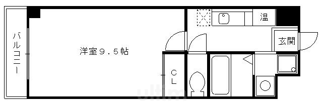 グランステージ京都四条の物件間取画像