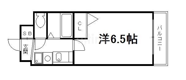 エステムプラザ京都烏丸五条の物件間取画像