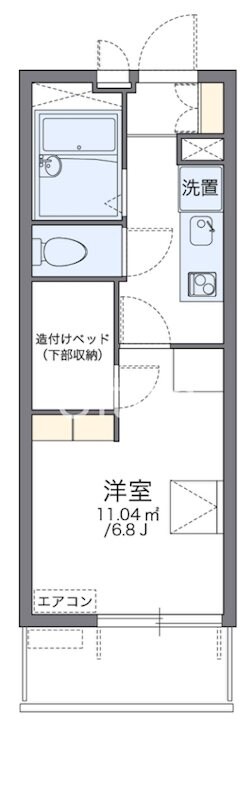 レオパレスSOARERIIIの物件間取画像