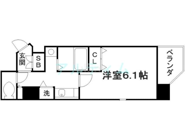 プレサンス京都五条大橋レジェンドの物件間取画像