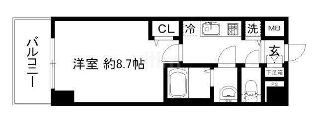 プレサンス京都鴨川の物件間取画像