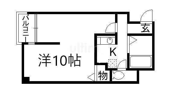 ラポール壱番堂の物件間取画像