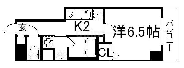 アスヴェル京都東寺前の物件間取画像