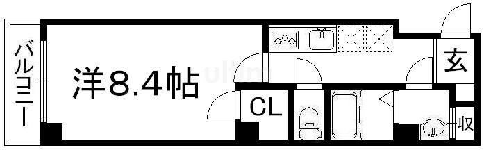 Ｇ・Ｆ東本願寺の物件間取画像