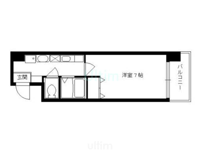 サンロイヤル五条の物件間取画像