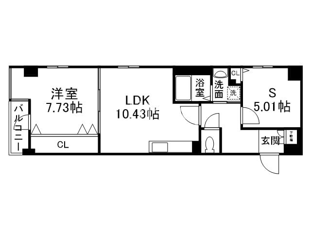 二条城東レジデンスの物件間取画像