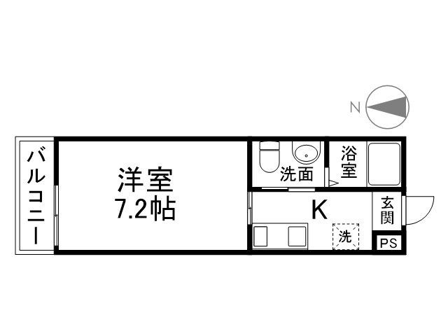 クレア　ラ・クーオの物件間取画像