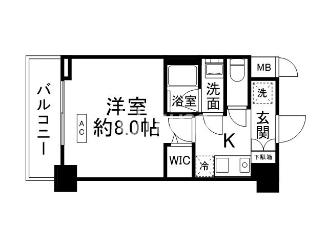 エステムコート京都西院の物件間取画像