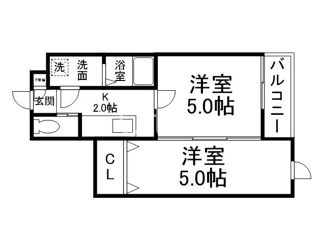 ベレーザ西陣Iの物件間取画像