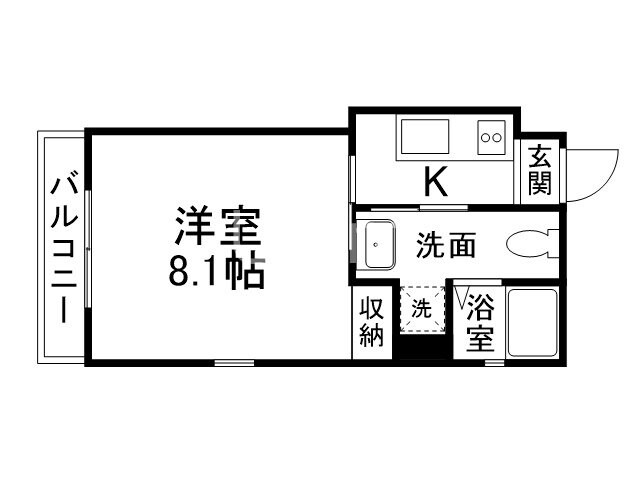 マルティ円町の物件間取画像