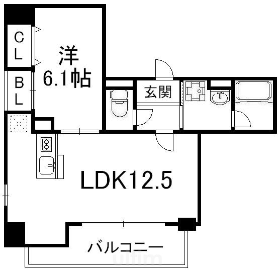 ALTA京都堀川ウインドアの物件間取画像