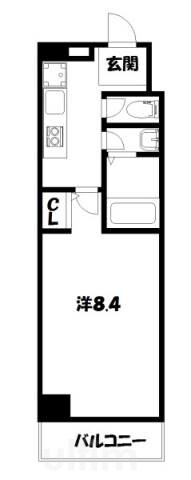 ウインドベル二条駅の物件間取画像