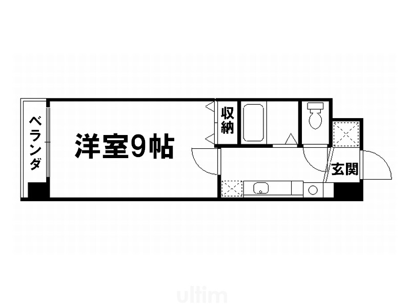 パサージュ二条城東の物件間取画像