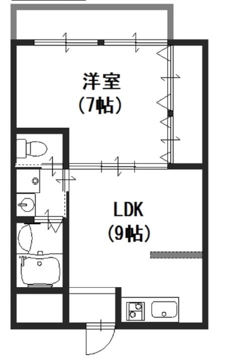 グランリヴィエール西京極の物件間取画像