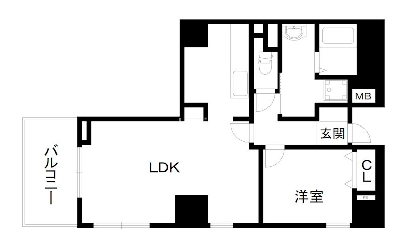 パインフィールド七条の物件間取画像