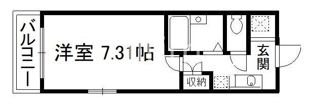 パンセ堀川の物件間取画像