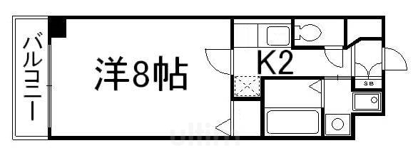 アスヴェル京都堀川高辻の物件間取画像