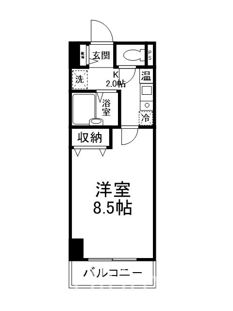 SUN VISTA四条の物件間取画像