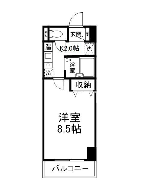 SUN VISTA四条の物件間取画像