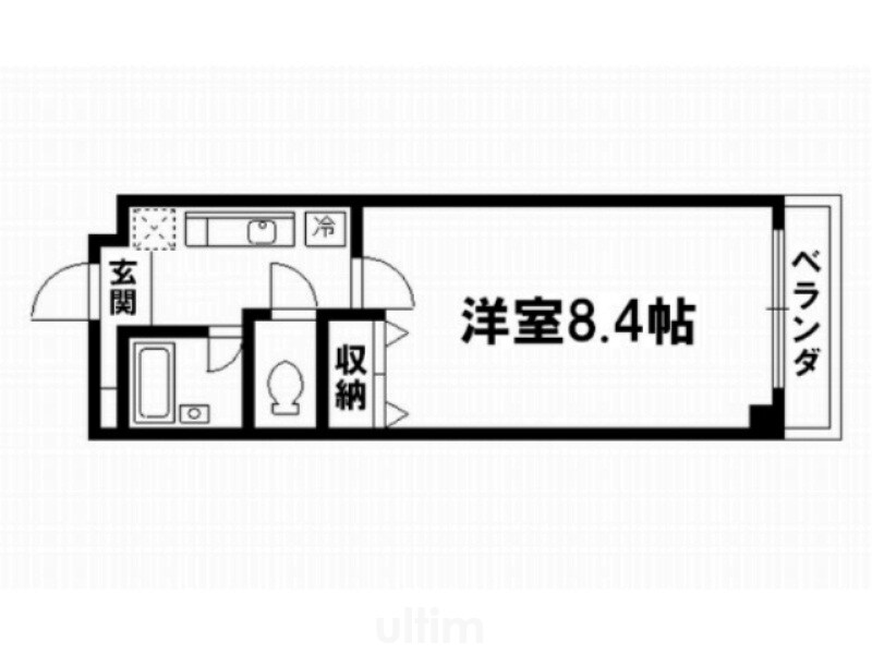 北野白梅町駅 徒歩13分 4階の物件間取画像