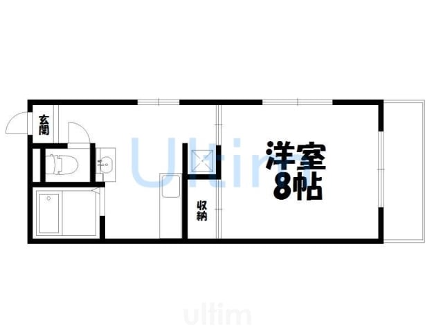 ウエストハイツの物件間取画像