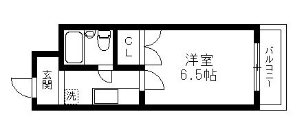 衣笠ホワイトハイムの物件間取画像