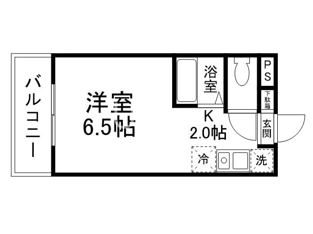 アドミラルマンションの物件間取画像