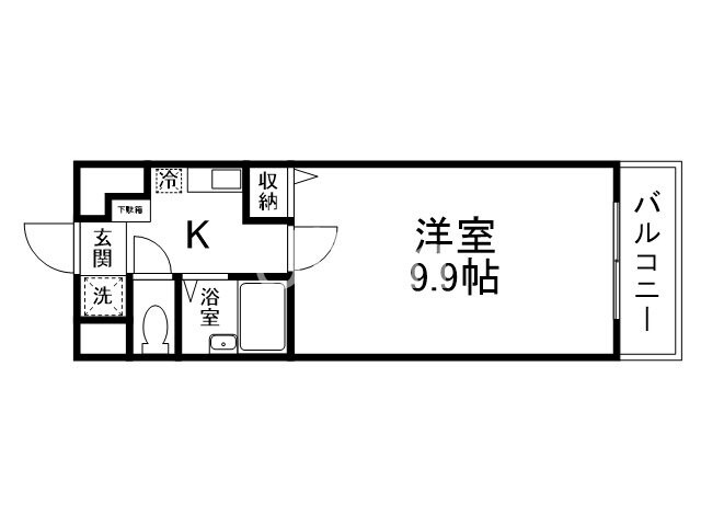 しきさい･Mの物件間取画像