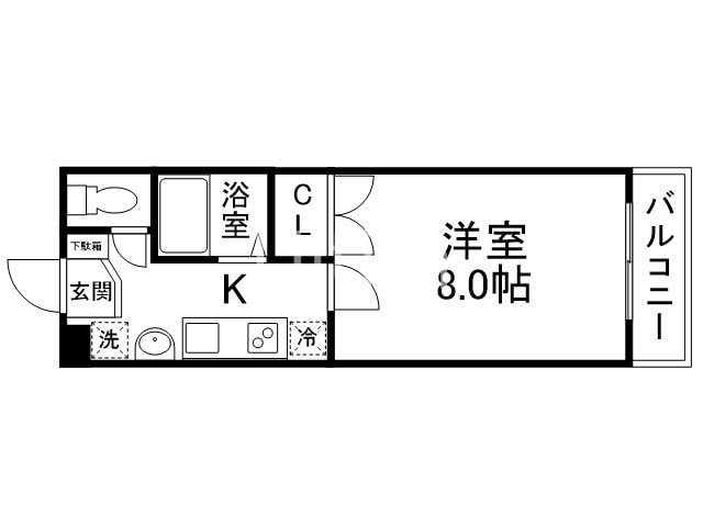 テイクツー松原の物件間取画像