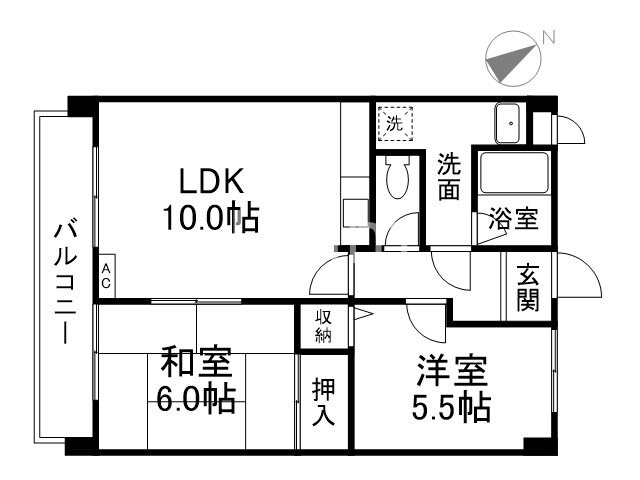 クリアサガ嵐山の物件間取画像