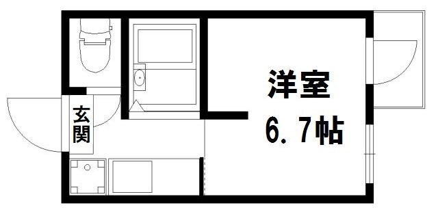 ハイツ丸上の物件間取画像